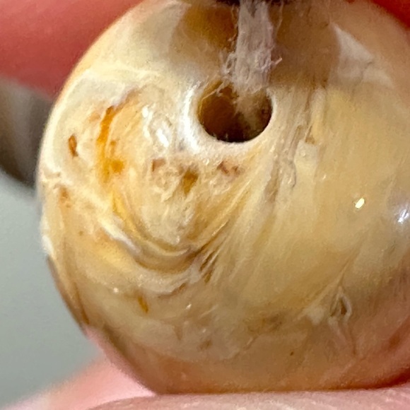 Women’s Necklace Beaded brown tones acrylic and wood lightweight ethnic 5458 W - Picture 7 of 13